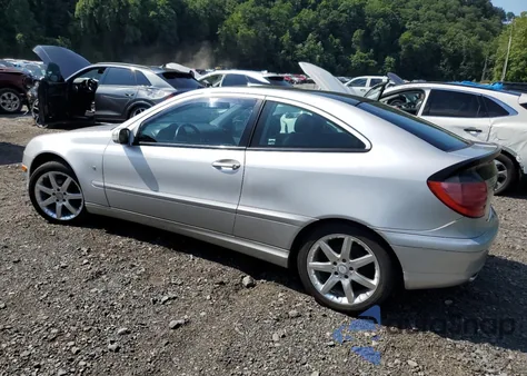 2004 Mercedes-Benz C 230K Sport Coupe из США, поврежденный, VIN WDBRN40J94A548568